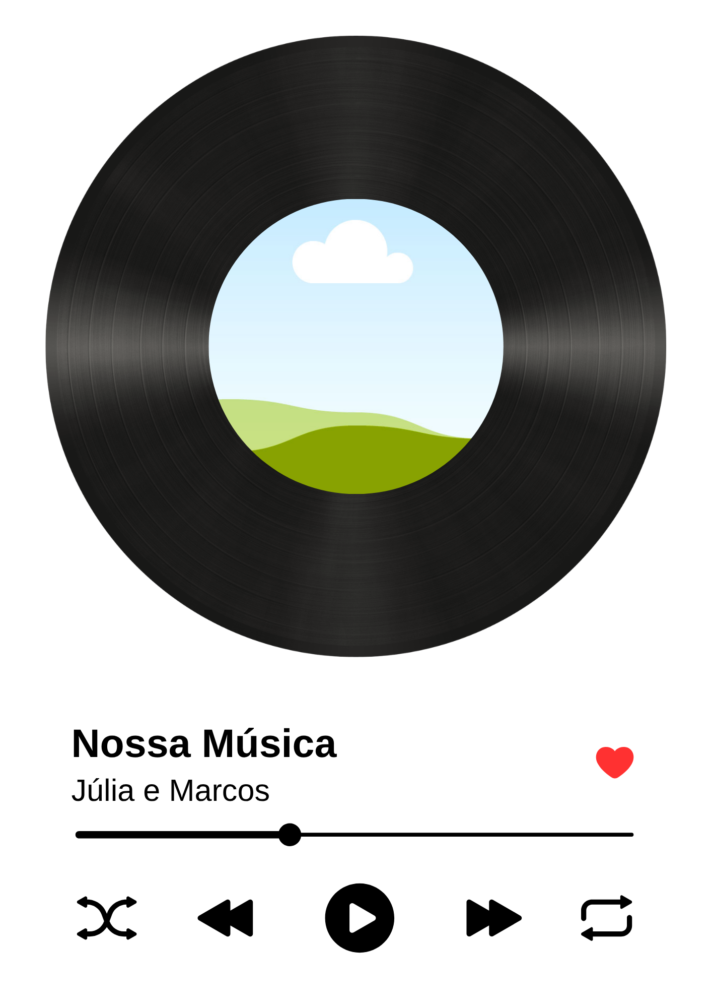 Quadro interativo Netflix e Spotify