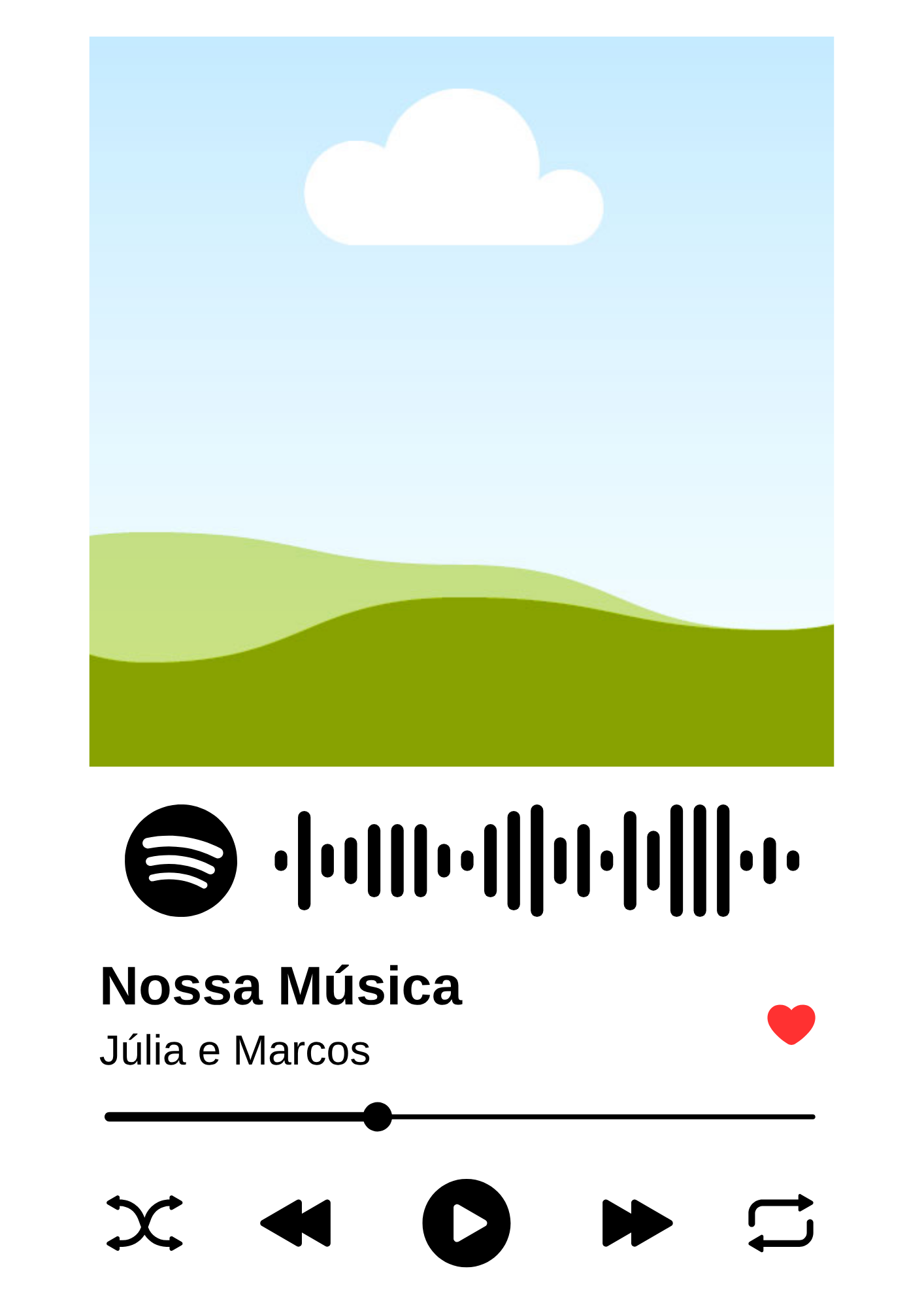 Quadro interativo Netflix e Spotify